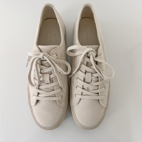 VINCE
Heaton Canvas Platform Platform Sneakers sz 8 M | EU 38 - Picture 1 of 8